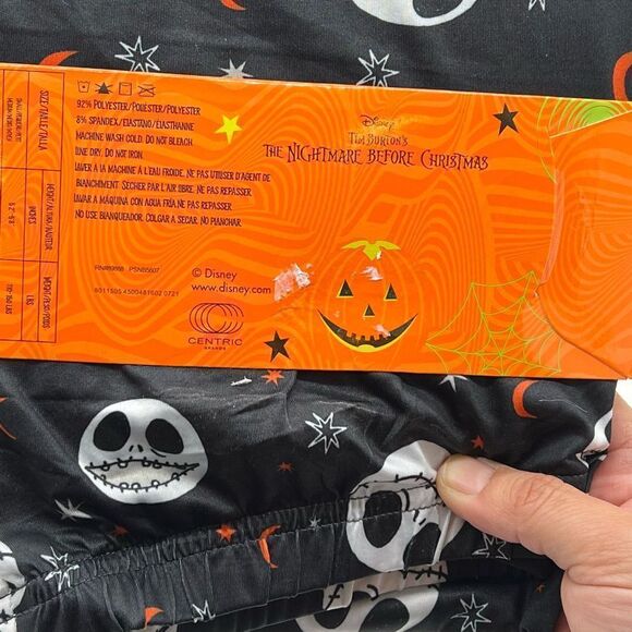 Disney Nightmare Before Christmas Jack Skellington Leggings Soze M/L - Picture 4 of 8